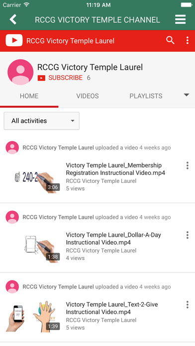 RCCG Victory Temple Laurel screenshot 2