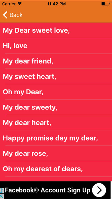 Happy Promise Day Messages,Wishes,Text And Images screenshot 2