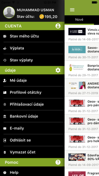 CashbackDeals.cz screenshot 2
