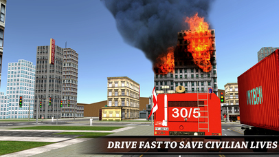 Fire Fighter Truck Simulator screenshot 3