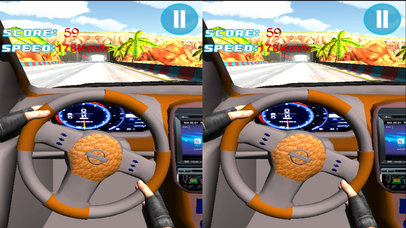 VR Luxury Car Drive : Real Turbo Speed-Way Stunt screenshot 2