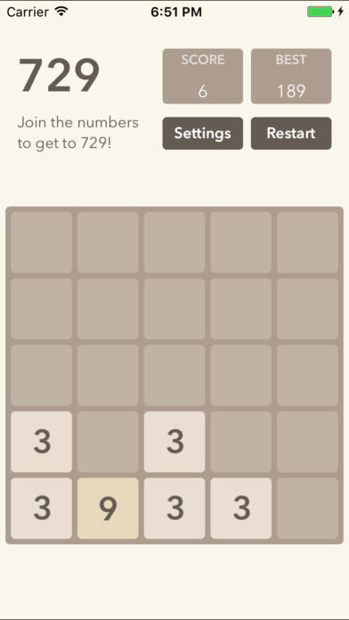 2048 - Pro version, Fibonacci type Game screenshot 3