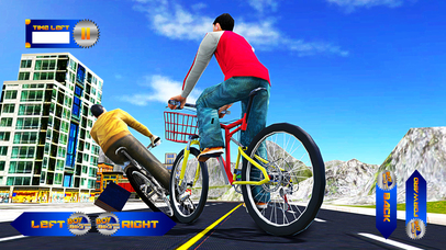 Boy Bike Rider - Thief Chase & Bicycle Run Sim screenshot 2