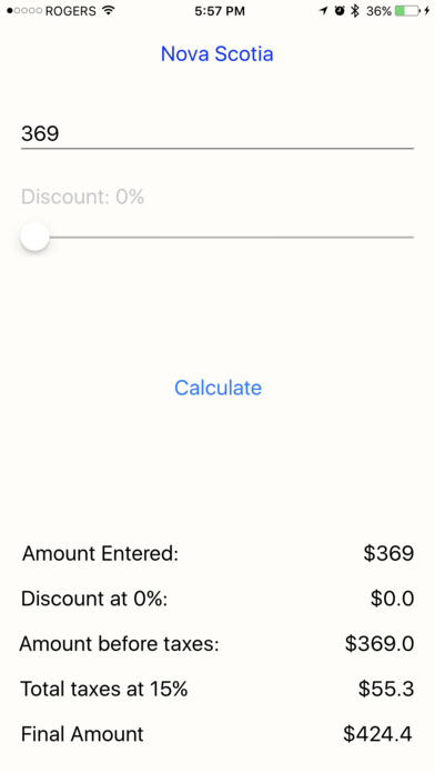 Sales Tax Canada screenshot 3