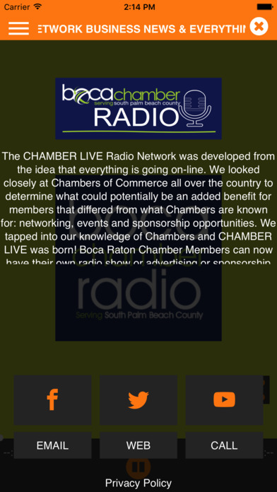 Boca Chamber Radio screenshot 2