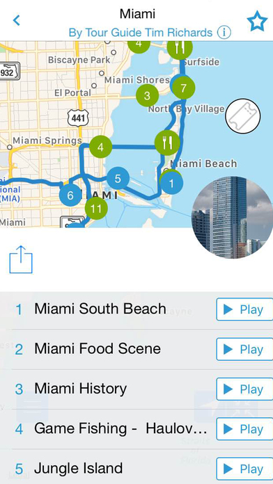 Miami Travel Guide - Audio Tours & Map screenshot 4