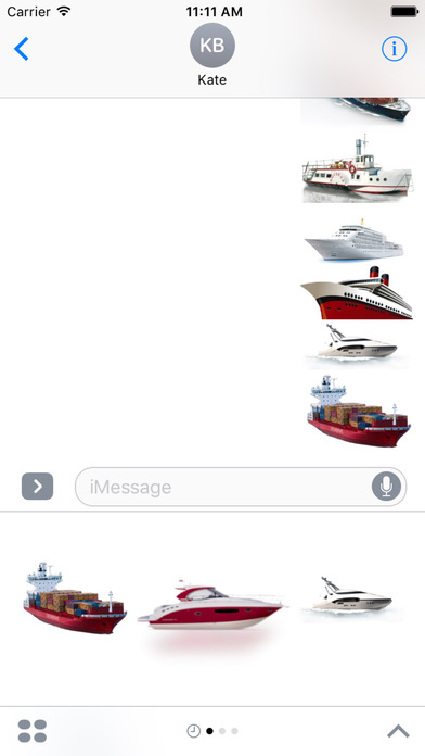 Ship Collection Stickers for iMessage screenshot 2