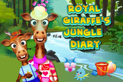 Royal Giraffe’s Jungle Diary-Pets Check&Treat screenshot 2
