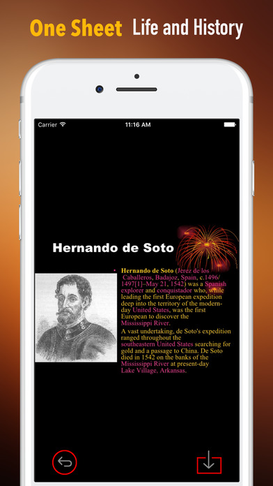 Biography and Quotes for Hernando de Soto-Life screenshot 2