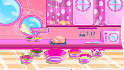 sofia cooking chicken Maker Cooking Games for girl screenshot 3