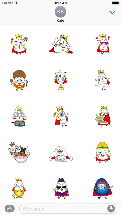Prince Of Eggs Emoji Sticker screenshot 2