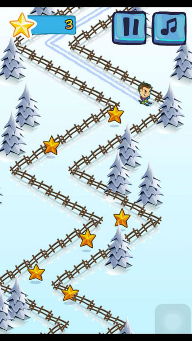 滑雪大挑战-Skiing screenshot 2