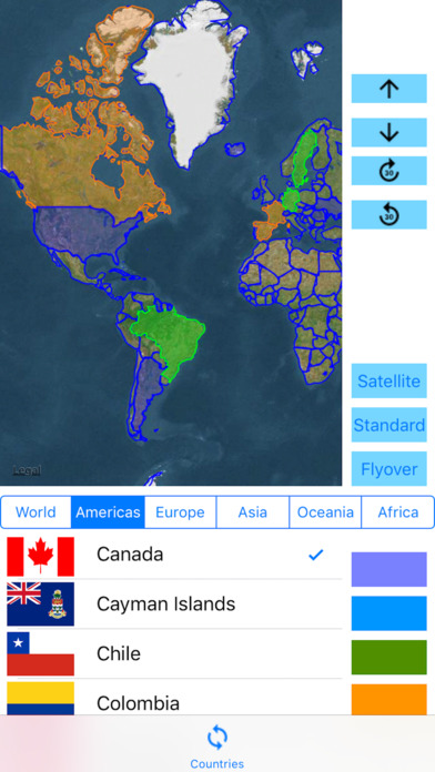 3D Visited Countries Pro screenshot 2