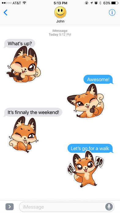 Sly Fox Stickers screenshot 3
