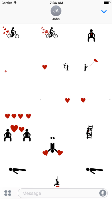 Valentines Silly Stickmen screenshot 2