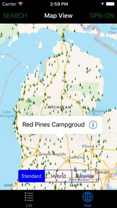 App Shopper: Michigan State Campgrounds & RV’s (Navigation)