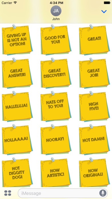 Encouraging Sticky Notes screenshot 4