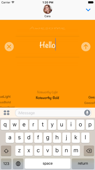 iType - Send Messages with Custom Font screenshot 2