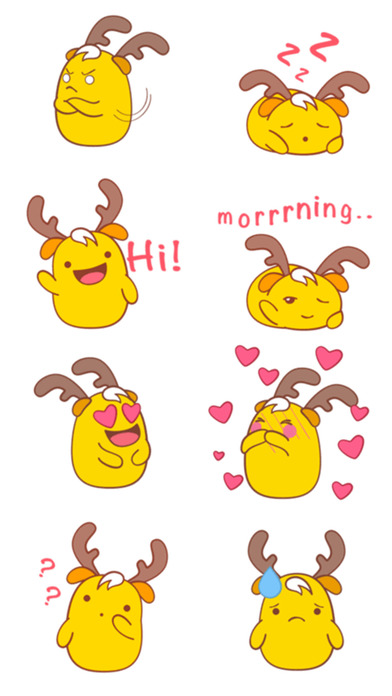 Funny Deer Stickers! screenshot 3