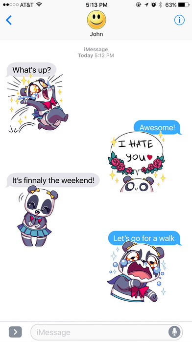 Amazing Panda Adventures Stickers screenshot 3