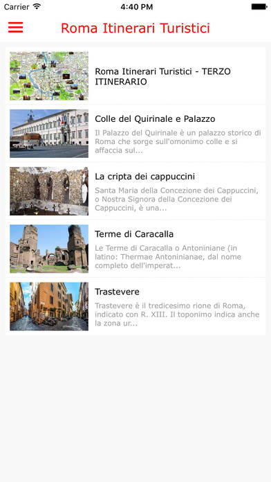 Roma Itinerari Turistici screenshot 4