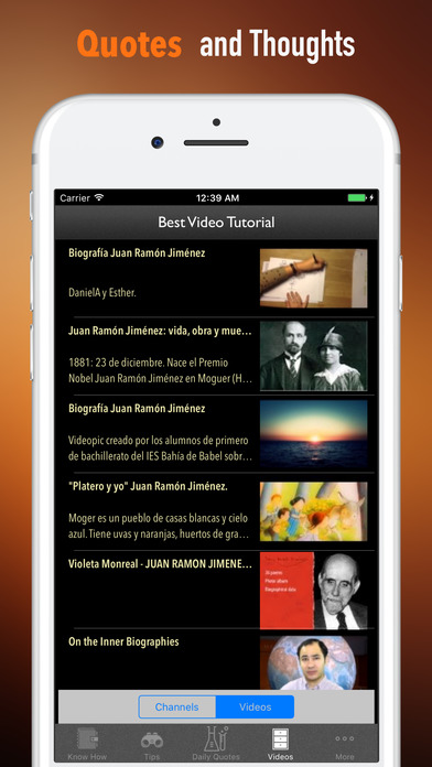 Biography and Quotes for Juan Ramon Jimenez-Life screenshot 3