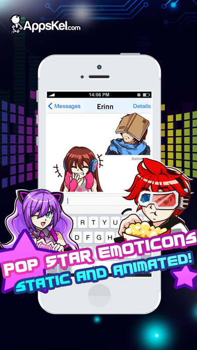 Anime Emoji Keyboard screenshot 3