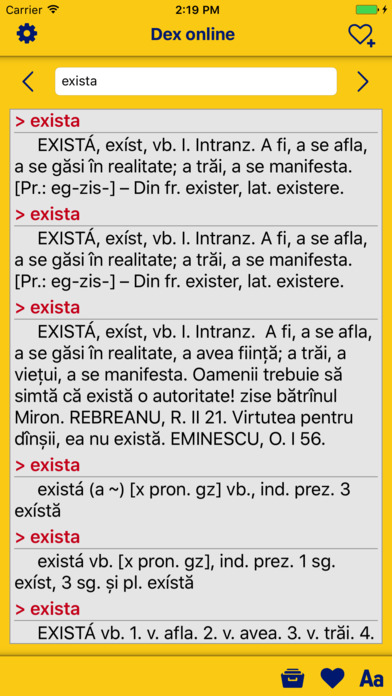 DEX - Dictionar explicativ roman. Dexonline PRO screenshot 3