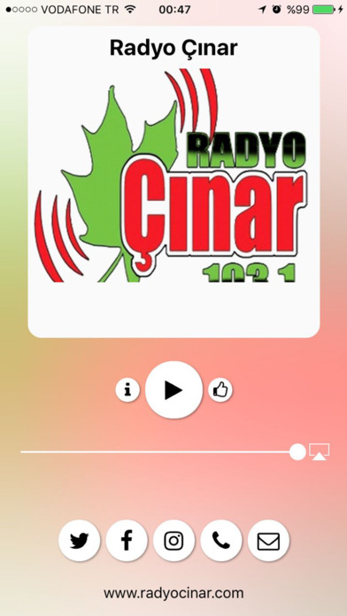 Radyo Çınar screenshot 2