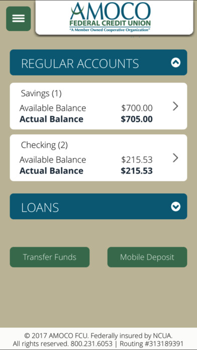 AMOCO FCU Mobile On The App Store