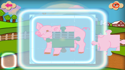 Puzzle Game Learn Farm Animals screenshot 4