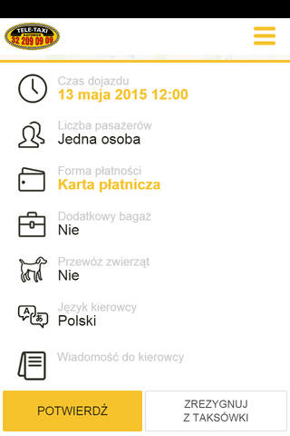 Tele Taxi Katowice screenshot 3