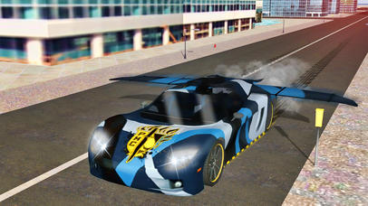 Police flying racing car simulator 3d Games screenshot 4