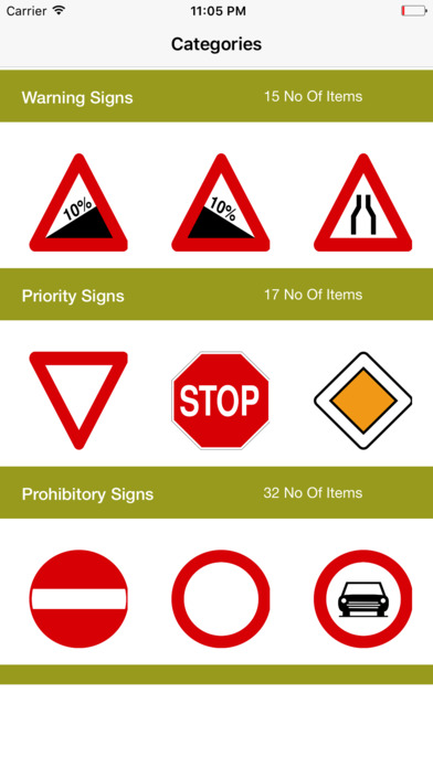 Belgium Road Traffic Signs screenshot 2