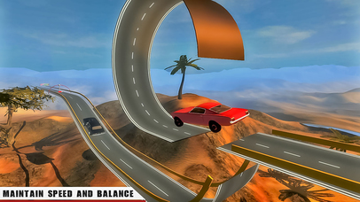 Crazy Stunt Car Racer-2017 Free screenshot 2