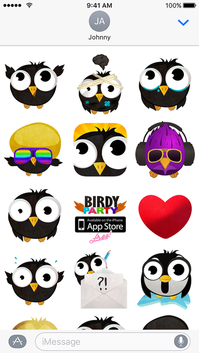 Birdy Party Stickers screenshot 2