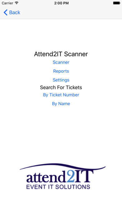 attend2IT Ticketing screenshot 2