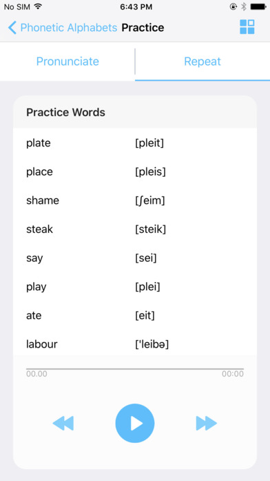 IPA Learning-Learn International PhoneticAlphabets screenshot 3