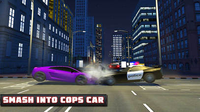 Police Car Chase 3D PRO: Night Mode Escape Racing screenshot 3