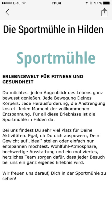 Sportmühle screenshot 3