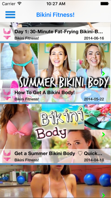 How to Get Your Bikini Body Fitness Videos screenshot 2
