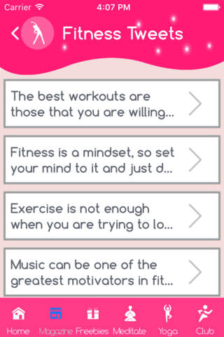 Fitness activities screenshot 4