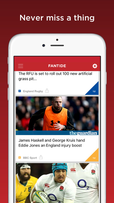 FanTide England Rugby | News, fixtures, results screenshot 4