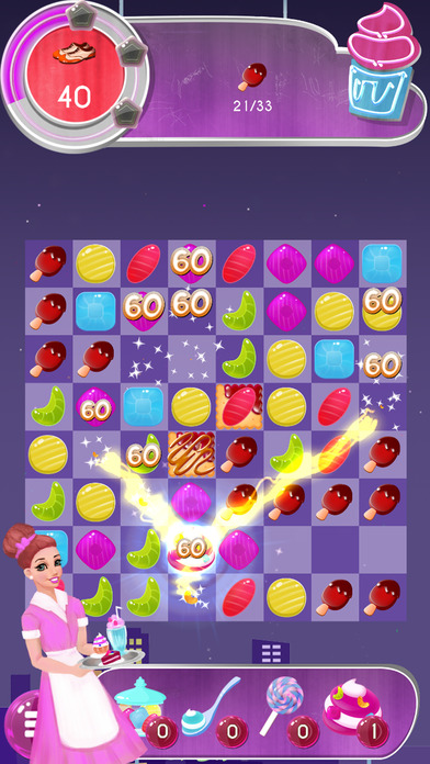 Tasty Candy Cafe: Match 3 Game screenshot 2