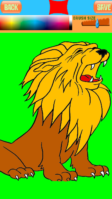 Coloring Page Lions Games For Kids And Toddler screenshot 2