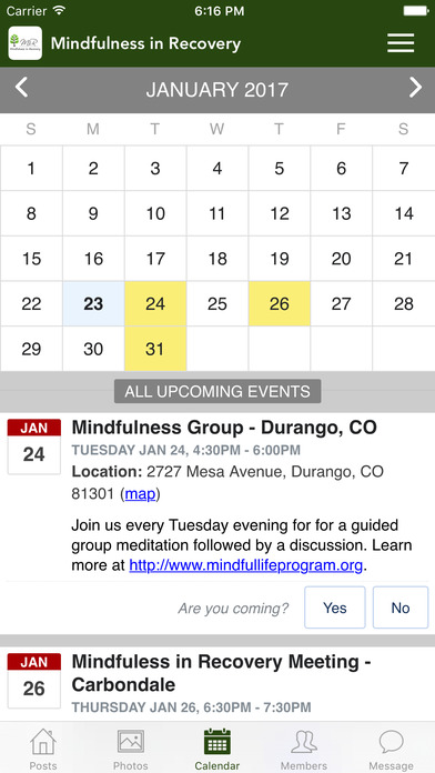 Mindfulness in Recovery screenshot 3