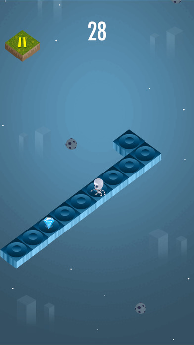 Super Robot Bouncing Race - crazy block run screenshot 2