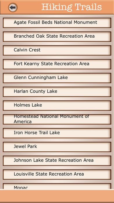 Nebraska Campgrounds & Hiking Trails Guide screenshot 3
