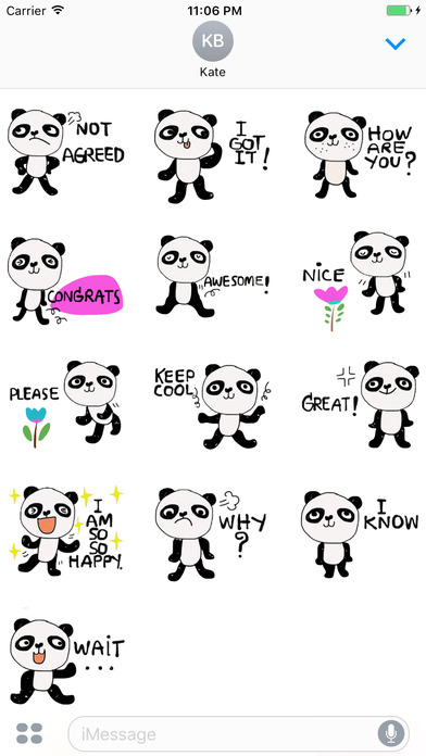 Arlo The Funniest Little Panda Stickers screenshot 3