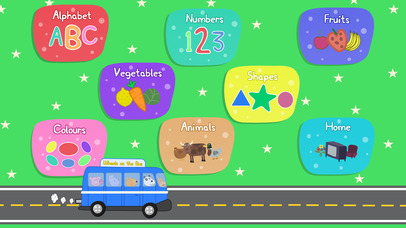 ABC Phonic : Spelling & Shape pig Wheels On th Bus screenshot 2